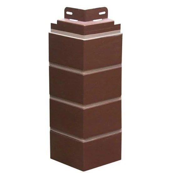 Угол наружный BrickPanel кирпич коричневый 0,119*0,32 м