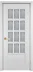 Дверь ОКА "Лондон" стекло, белый 80 (массив ольхи)