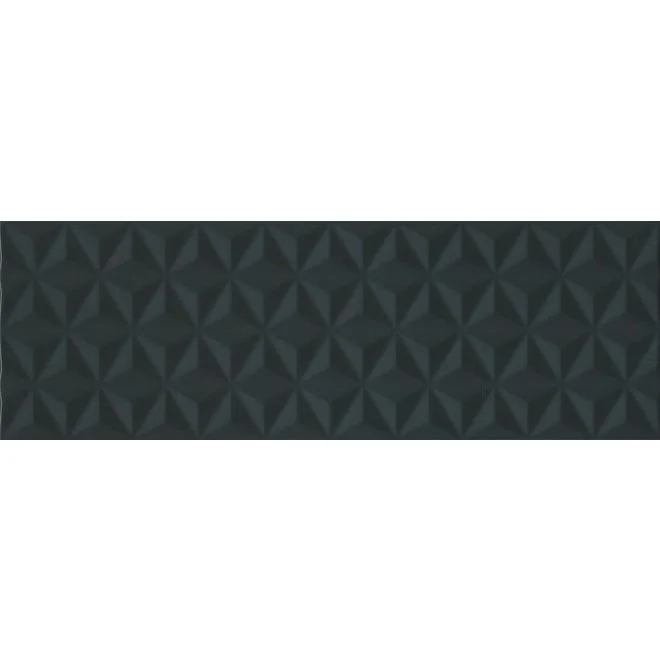 Плитка KERAMA MARAZZI Диагональ черный структура обрезной 25x75x11арт. 12121R