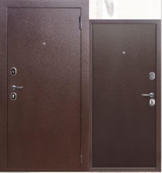 Дверь мет. FERRONI Гарда мини 860х1900 "Л" Металл/Металл