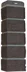Угол наружный Grandline шоколадный со швом RAL 7006 (Состаренный кирпич) 0,12*0,39 м