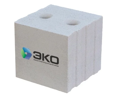 Пазогребневый блок ЭКО рядовой силикатный 248х250х248 мм