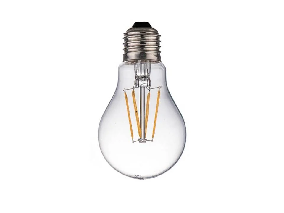 Лампа светодиодная 15W Е27 220-240V 4000K (белый) груша (A60) прозрачная филамент Фарлайт