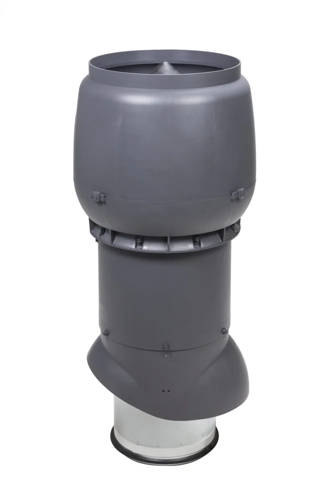 Выход вентиляционный Vilpe Серый 250/ИЗ/700 XL изолированный, с колпаком, высота 700мм