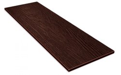 Фибросайдинг DECOVER Mokko (шоколадно-коричневый, RAL 8017) 190*3600*8мм
