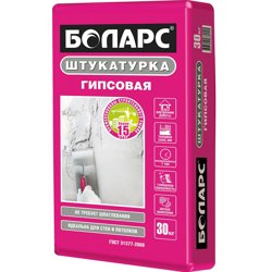 Штукатурка гипсовая БОЛАРС PREMIUM серая 30 кг