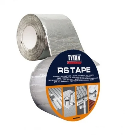 Лента кровельная TYTAN Professional RS TAPE самоклеющаяся битумная 15см x 10м (коричневый)