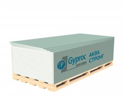 Гипсокартон ГКЛВ Vetonit (Gyproc) Аква Стронг ГСП-RH3-УК высокопрочный 3000*1200*15 мм