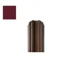 Штакетник металлический STYNERGY М-образный фигурный 0.45 мм, PE RAL 3005 (красное вино), ширина 108мм, длина 1.3 м.п.