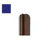 Штакетник металлический STYNERGY М-образный двусторонний фигурный 0.45 мм, PE RAL 5002 (ультрамарин), ширина 108мм, длина 1.5 м.п.