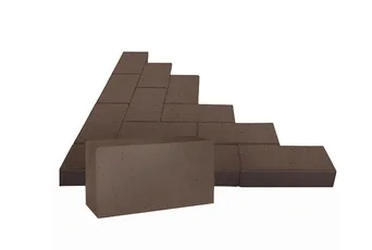 Клинкер тротуарный коричневый "Мюнхен" классик 200х100х50мм ЛСР