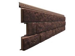Сайдинг виниловый Docke Lux Bergart L=1,905м, H=0.315м (пл=0.6м2) кедровый орех