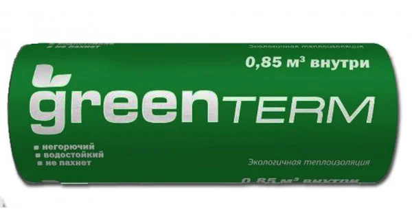 Утеплитель GreenTerm R40MR 50 (2 рулона 50*1220*6970мм) 17м2 в упаковке 0,85 м3, 40 уп на поддоне