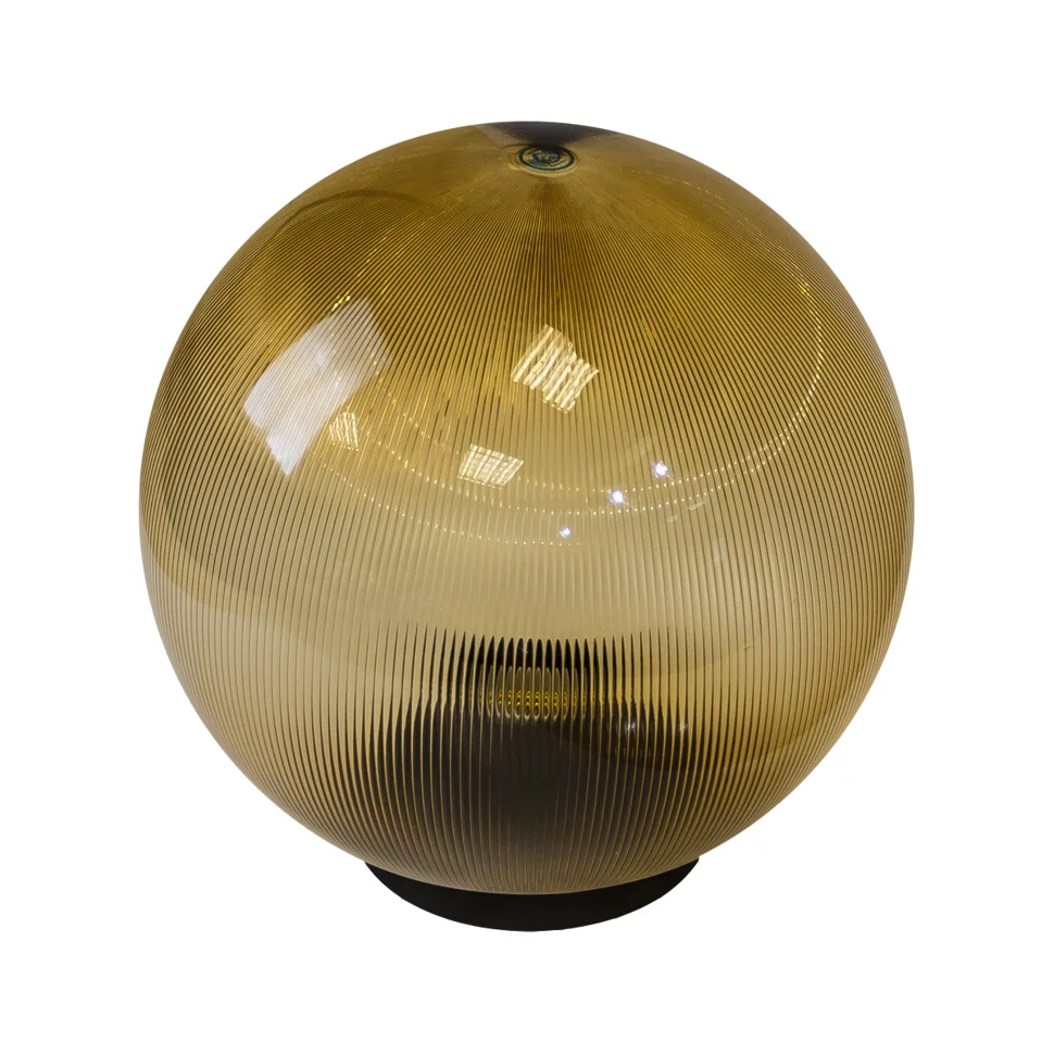 Фонарь садовый ЭРА НТУ 02-100-303 шар золотистый призма D=300 mm