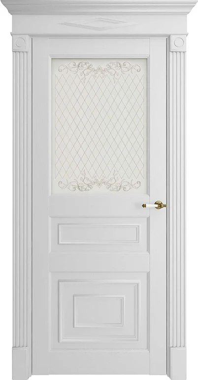 Дверь Uberture FLORENCE Модель 62001 стекло, серена белая 80