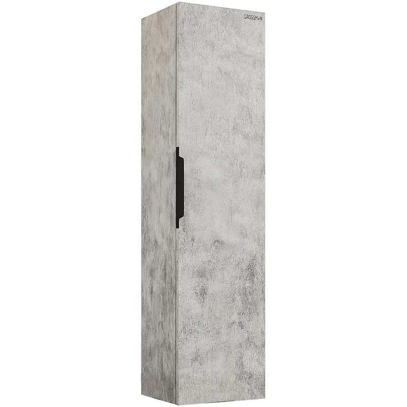Пенал GROSSMAN Кросс 30 универсальный белый/бетон