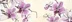 Панель-фартук АВС УФ-печать лак Абстракция 27 Розовые орхидеи 2000*600*1,5мм Оптион