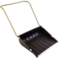 Скрепер для уборки снега №1 710х530мм Литьевой, большой с оцинкованной планкой