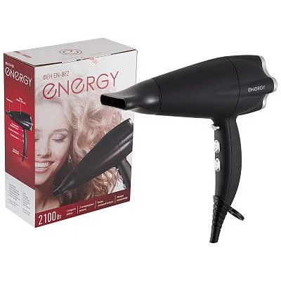 Фен ENERGY EN-882 (1800-2100Вт) Soft Touch*