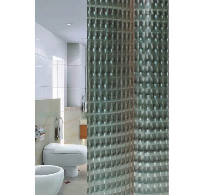 Штора для ванной ZALEL 3D PVA 100%, 180*180см, арт. 3D-011