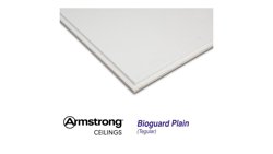 Плита потолочная ARMSTRONG Bioguard Plain Tegular 24 600x600x15 мм белый (5,76кв.м/уп)