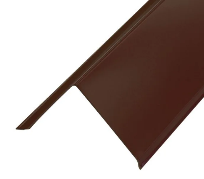 Планка торцевая Viking RAL 32 (тёмно-коричневый) (95*120) 0,5мм, длина 2 метра