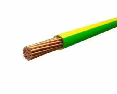 Электропровод ПуГВ 6 желто-зеленый (бухта) (м) ЭлектрокабельНН M0001171