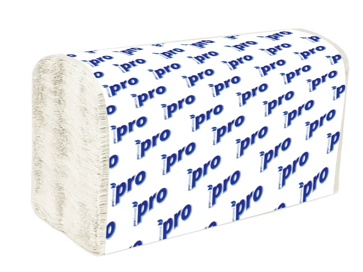 Полотенца бумажные листовые PRO 250л. 1 слой