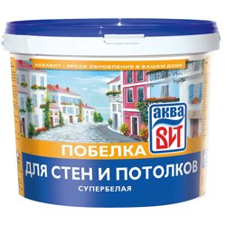 Побелка супербелая АКВА ВИТ 20 кг