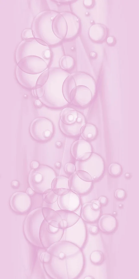 Панель ПВХ 0,25*2,7м Термопечать Пузыри розовые 515 8мм кп С