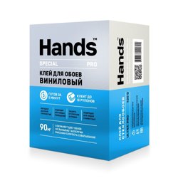Клей обойный Hands Special PRO Винил 420 г (до 90 кв.м.)