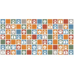 Плитка НЕФРИТ KIDS декор многоцветный стена 40*20*8мм арт.04-01-1-08-05-10-3025-0
