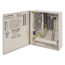 Блок бесперебойного питания стабилизированный профессиональный PV-DC5A+, DC 12 В, 5 А с девятью защищенными выходами Версия: 2034
