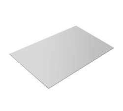 Плоский лист PE RAL 9003 (сигнально-белый), 0.45 мм, 1,25*1.25 м.п., пл=1.5625м2 (в пленке)