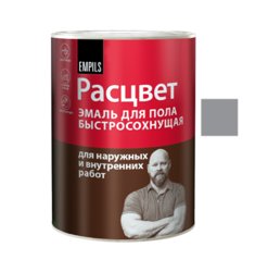 Эмаль ПФ-266 серая 0,9кг РАСЦВЕТ быстросохнущая 8275