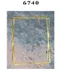 Набор ковриков для ванной ZALEL decorative 2 цифровая печать с бахромой 6740 (60*100, 40*60) прямоуголные (2 шт)