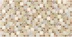 Панель листовая ПВХ «Бюджет» мозайка Ракушка песчаная 954х478 (пленка 0,3мм) Регул