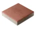 Плитка тротуарная Квадрат красный 300*300*60 мм (0,09кв.м.) верхний прокрас, серый цемент СИЯН