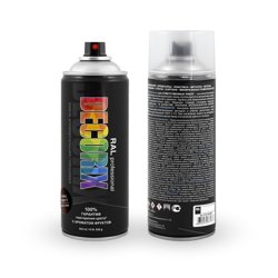 Краска аэрозольная универсальная акриловая Decorix RAL профессиональная шоколадно-коричневая (RAL 8017) 520 мл