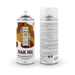 Нитролак аэрозольный мебельный тонирующий Decorix орех 520 мл