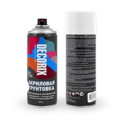 Грунт аэрозольный универсальный Decorix белая 520 мл