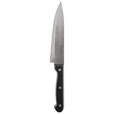 Нож MAL-03CL (поварской) ручка пластиковая, 15см, CLASSICO