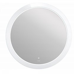 Зеркало Cersanit LED 012 design 88x88 с подсветкой хол. тепл. cвет круглое