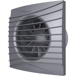 Вентилятор SILENT 4C dark gray metal осевой вытяжной с обратным клапаном D 100, ЭРА