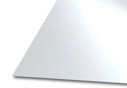 Плоский лист PE RAL 9003 (сигнально-белый), 0.45 мм, 1,25*1.6 м.п., пл=2м2 (в пленке)