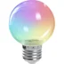 Лампа светодиодная 3W E27 230V RGB G60 Шар прозрачный быстрая смена цвета Feron, LB-371