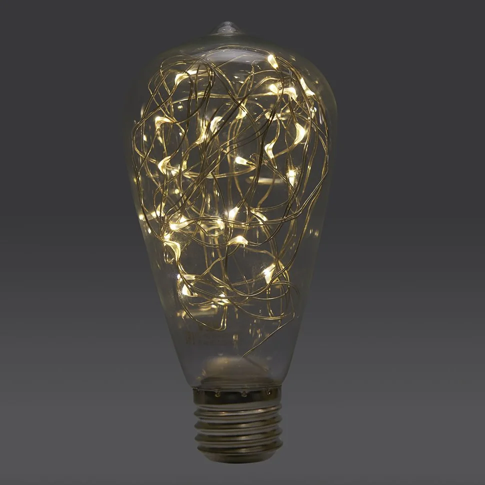 Лампа светодиодная декоративная 3W E27 230V 2700K (желтый) ST64 Feron, LB-380