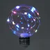 Лампа светодиодная декоративная 3W E27 230V RGB G80 Feron, LB-381