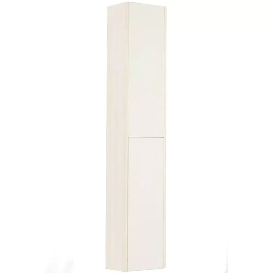Шкаф-колонна АКВАТОН Йорк Белый/Выбеленное дерево
