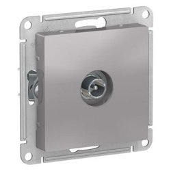 Механизм розетки TV оконечной AtlasDesign 1DB алюм. Systeme Electric ATN000391